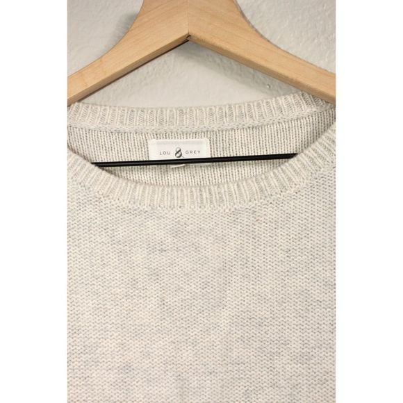 Lou & Grey Fringe Bottom Wool Sweater Pullover M - Picture 5 of 7